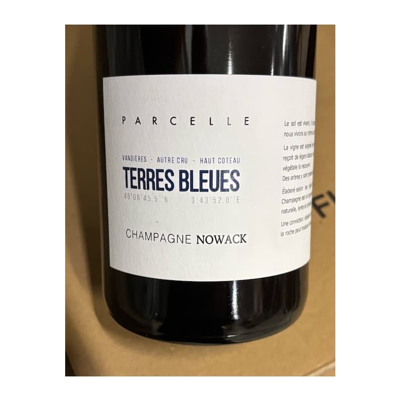 CHAMPAGNE NOWACK TERRE BLEUES 2022 0,75cl