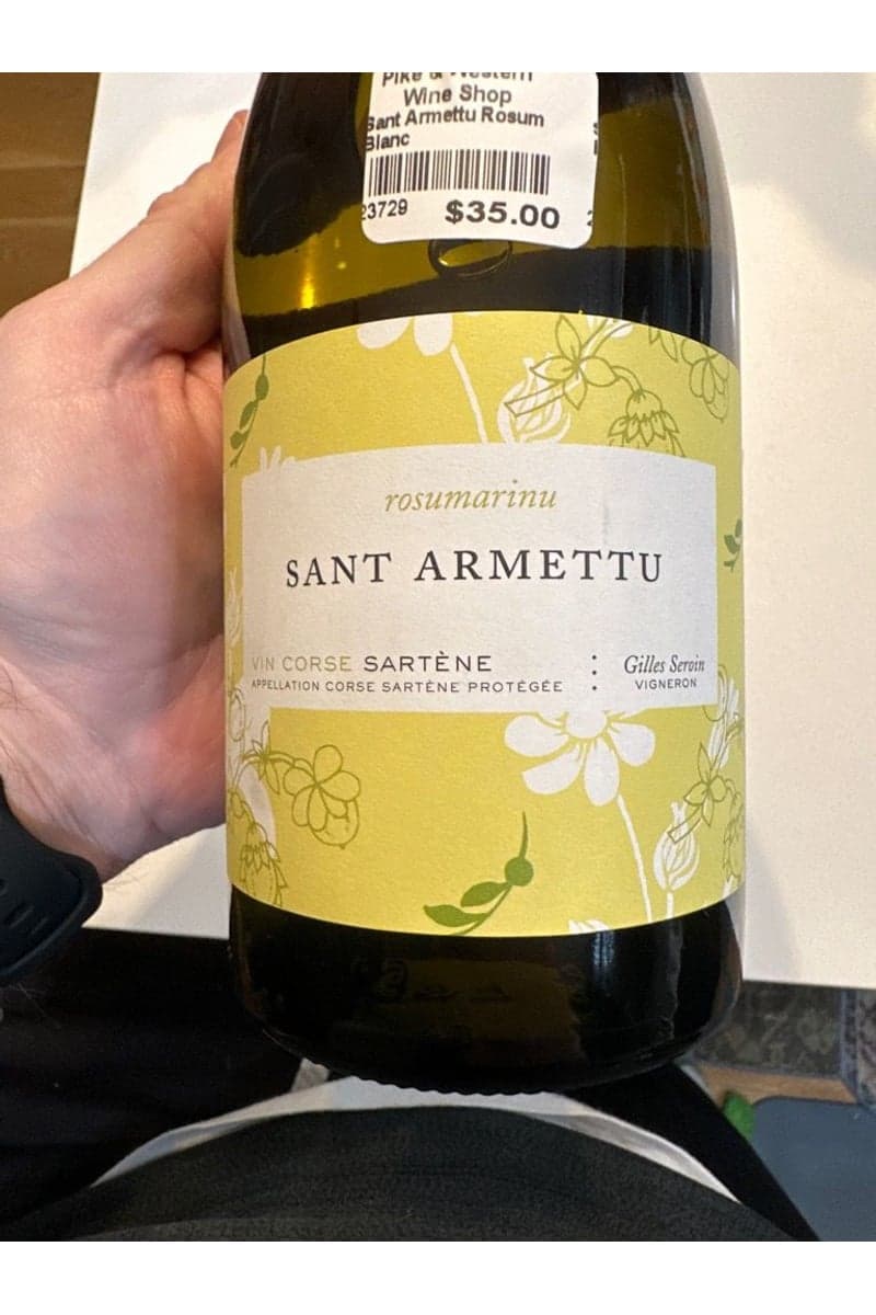 ROSUMARINU SARTENE BLANC CORSE 0,75cl