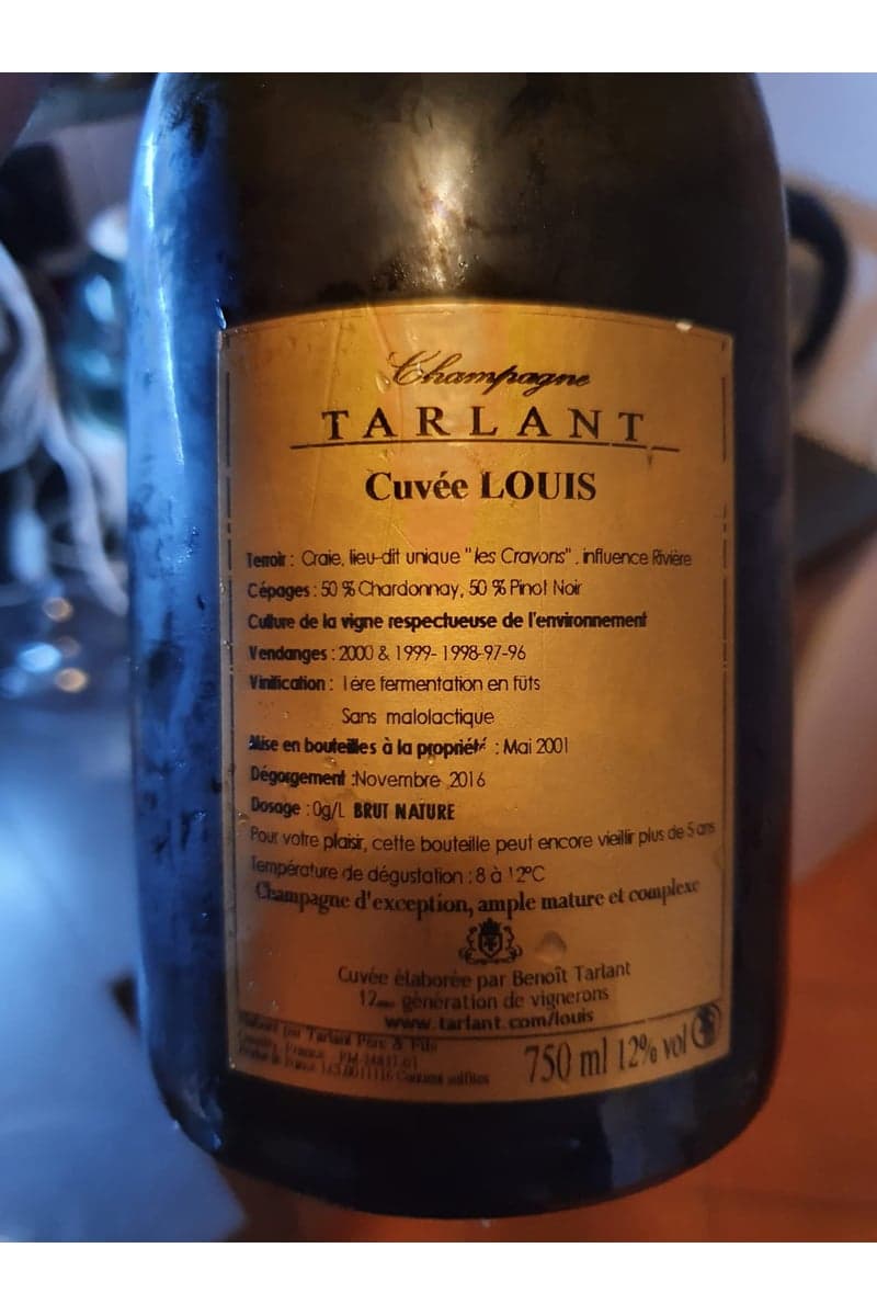 TARLANT CUVEE LOUIS 0,75cl