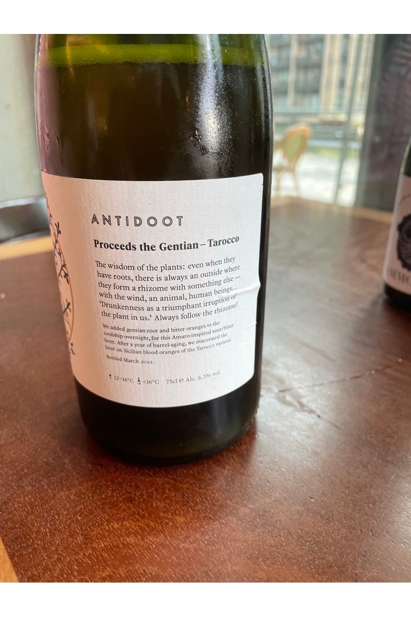 BEER Proceeds the Gentian ANTIDOOT 0,75cl